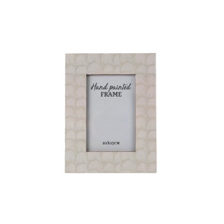 No brand Fotorahmen Masie (10x15) Holz-Emaille 16x21,5x1cm | 2 Stk