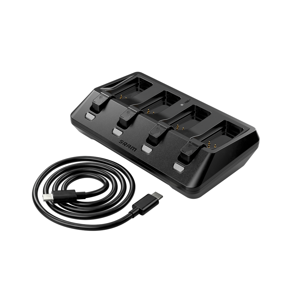 Sram Axs Ladegerät 4 Ports Silber
