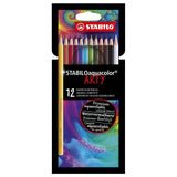 Abi Stlo Aquacolor Federmäppchen mit 12 Stück