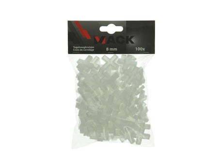 Mack 1066058 - tegelvoegkruisjes 8mm 100st | 5 stuks