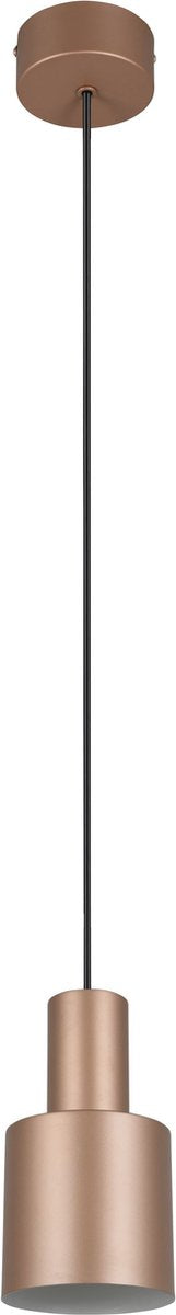 Trio agudo - hanglamp - mokka - excl. 1x e27 4 w - plafondbevestiging - in hoogte verstelbaar