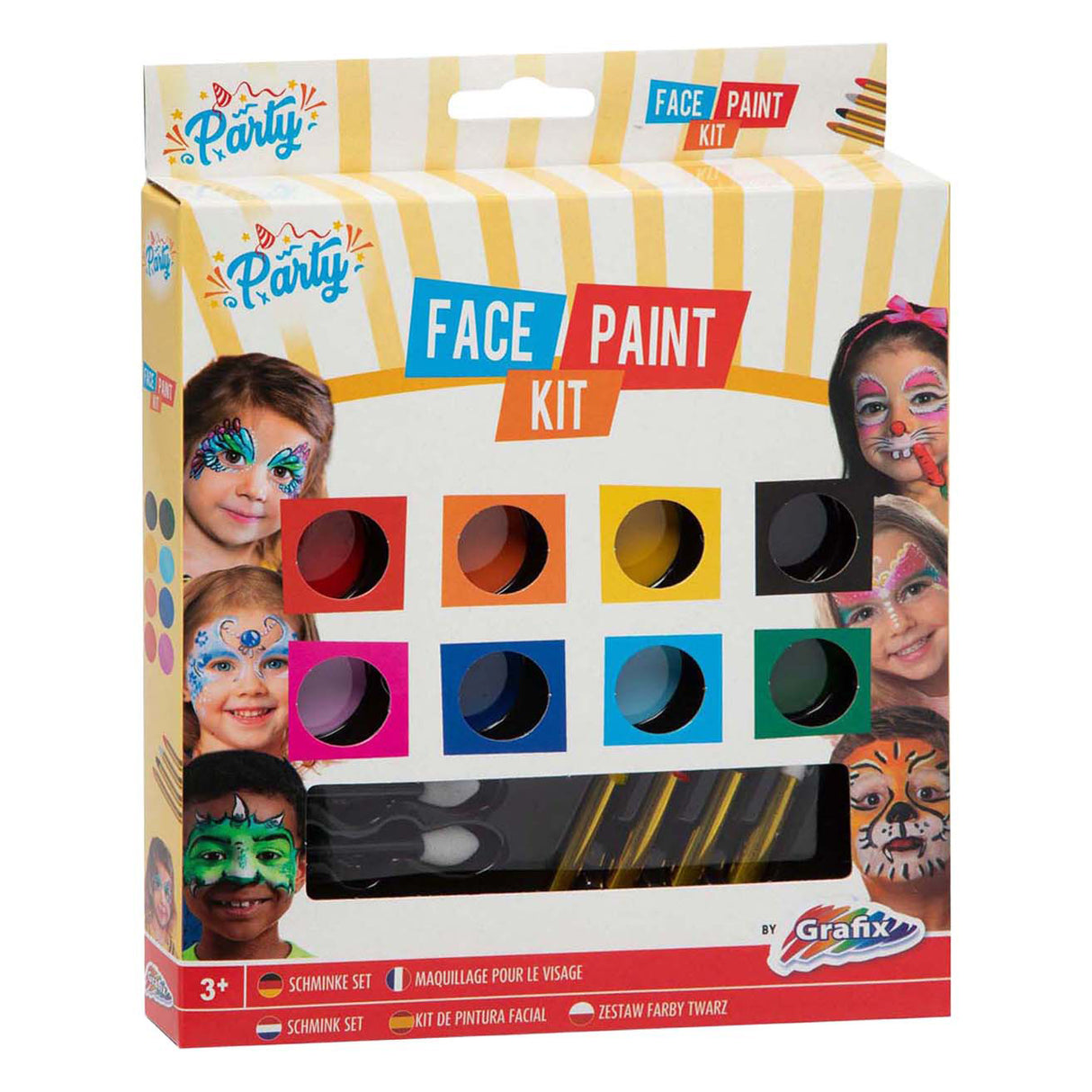 Kreative Handwerksgruppe Schminkset, 9 Farben