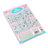Kreatives Bastelgruppen-Glitzer-Stickerbuch A5 – Blau