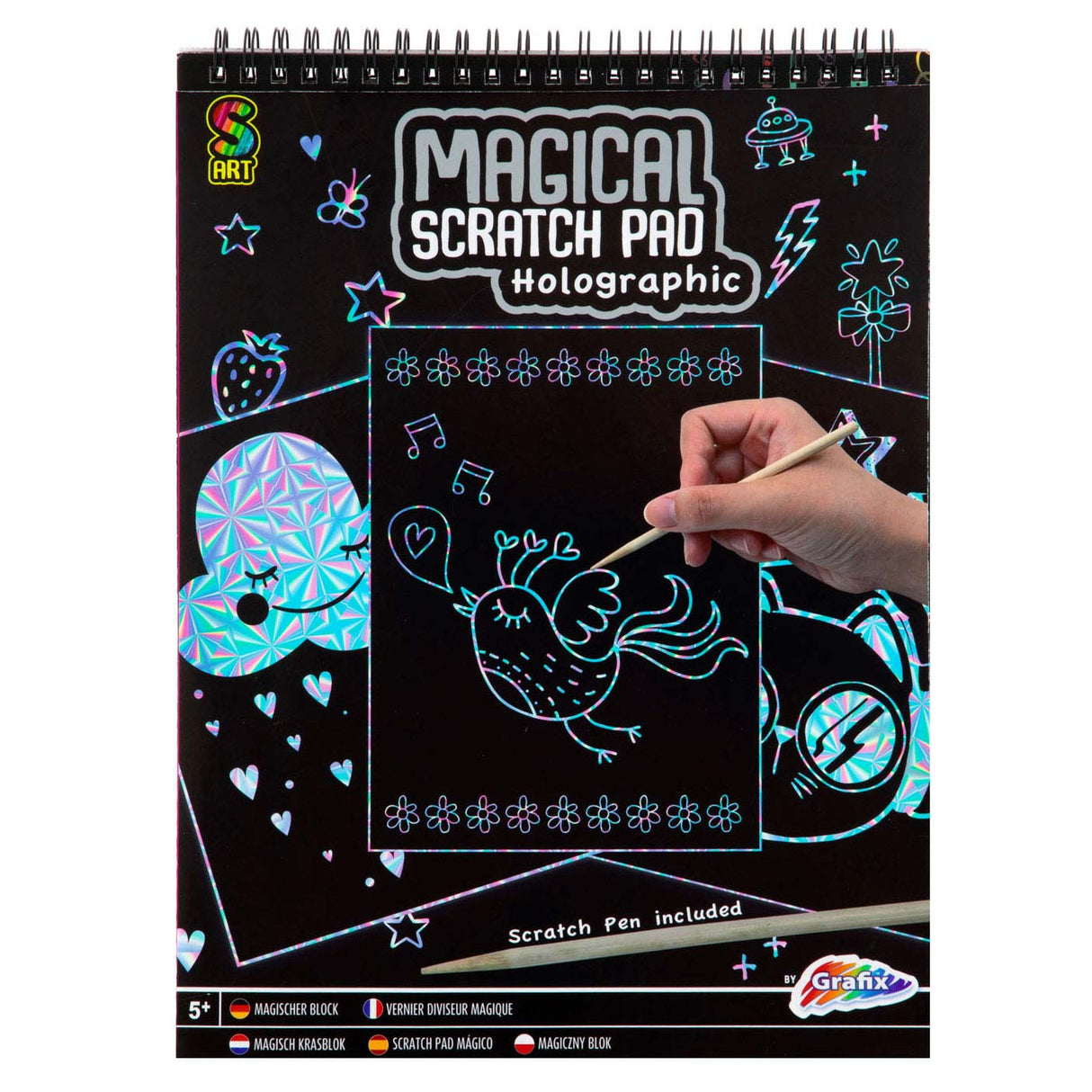 Grafix Magical Scratch Block A4