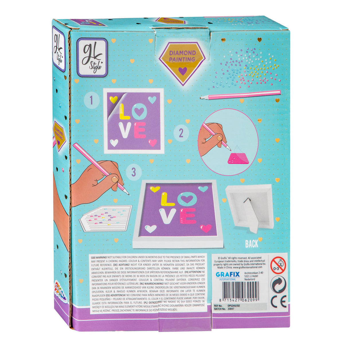 Bastelset Diamond Painting 'LOVE'