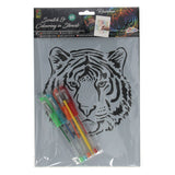 Creative Craft Group Scratch Set Regenboog Tijger Eenhoorn