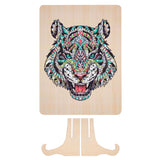 Kreative Bastelgruppe einzigartiges Holzpuzzle Tiger, 130 Teile.