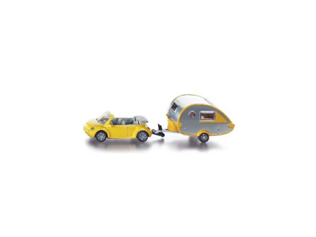 Siku 1629 Volkswagen Käfer + Wohnwagen