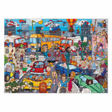 Grafix Leg Puzzel Comic -Verkehrsdruck, 1000st.