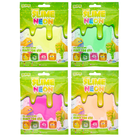 Grafix neon fluffy slijm