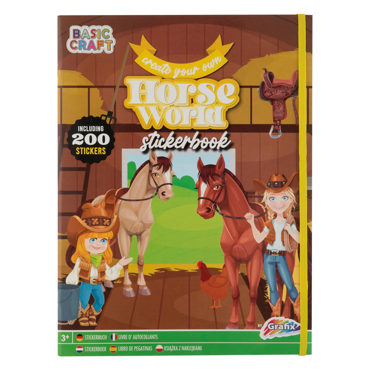 Grafix Sticker Book Magical Horses, 200 Aufkleber