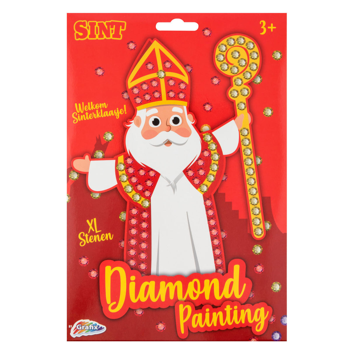 GRAFIX SINTERKLAAS MOSAIC DIOND MALATION - XL Kamienie