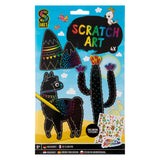 Eine kreative Bastelgruppe bastelt Ihren eigenen Scratch-Art-Jungen