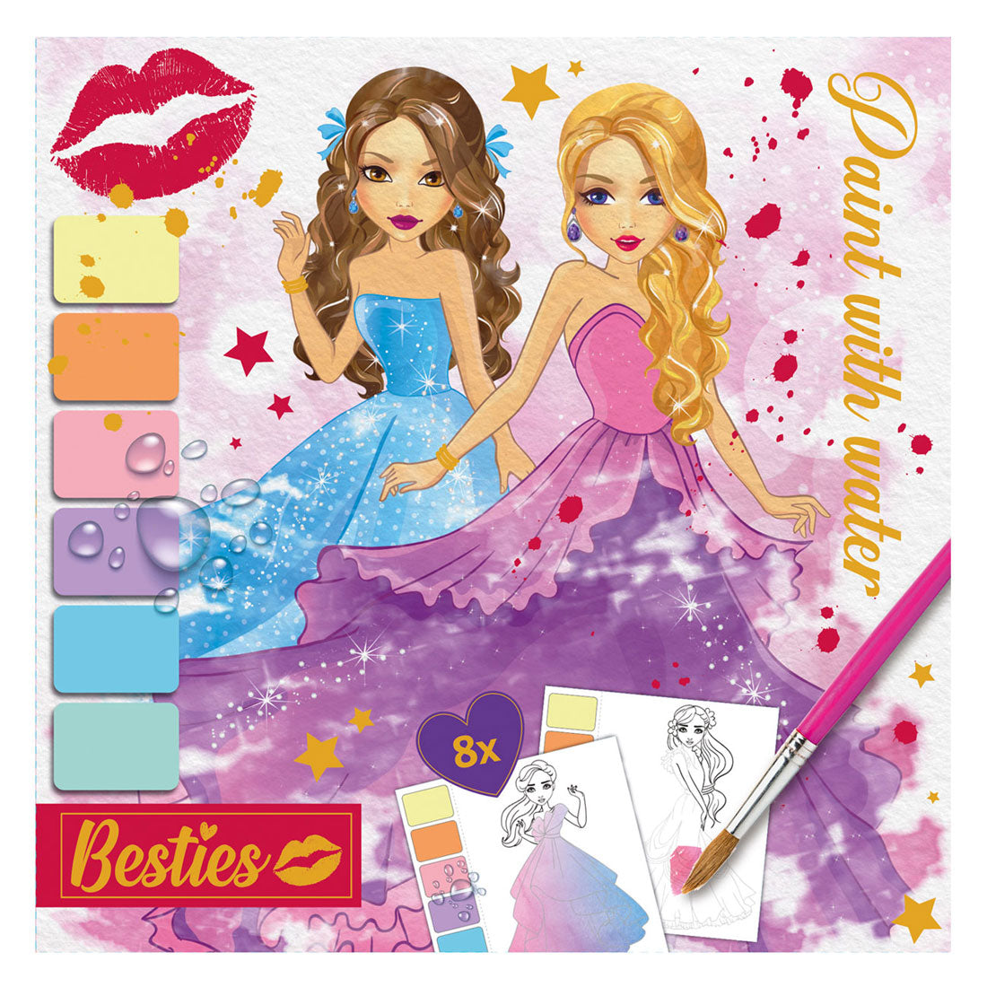Besties Malset mit Wasserfarbe