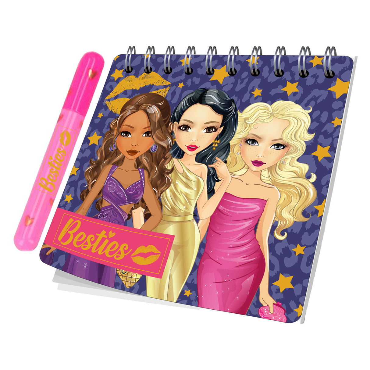 Besties mini notebook with pen