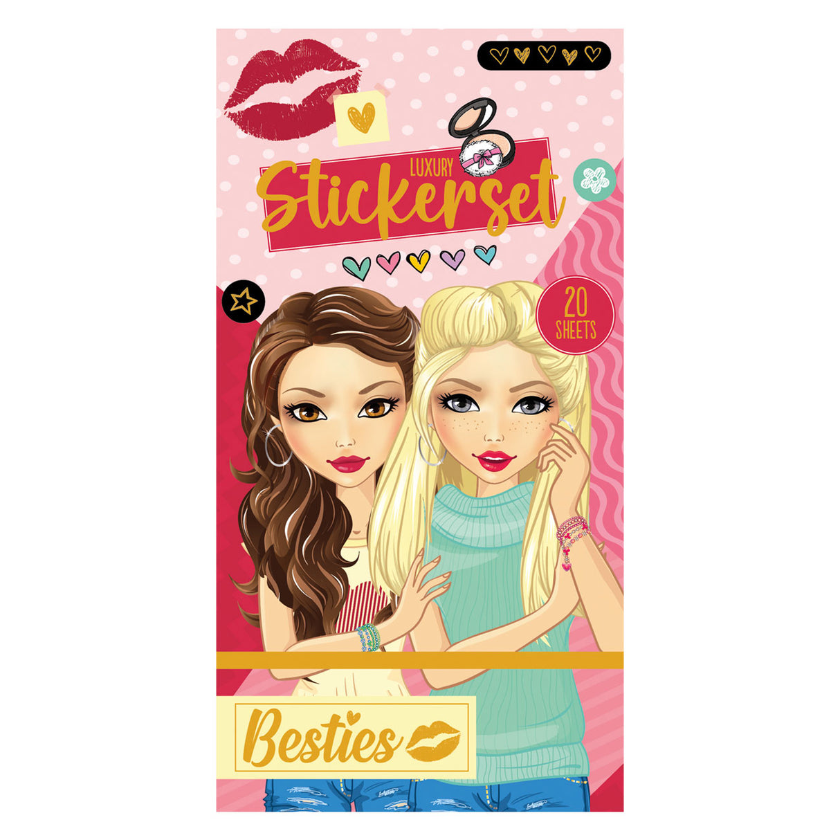 Besties luksuzne knjige nalepk