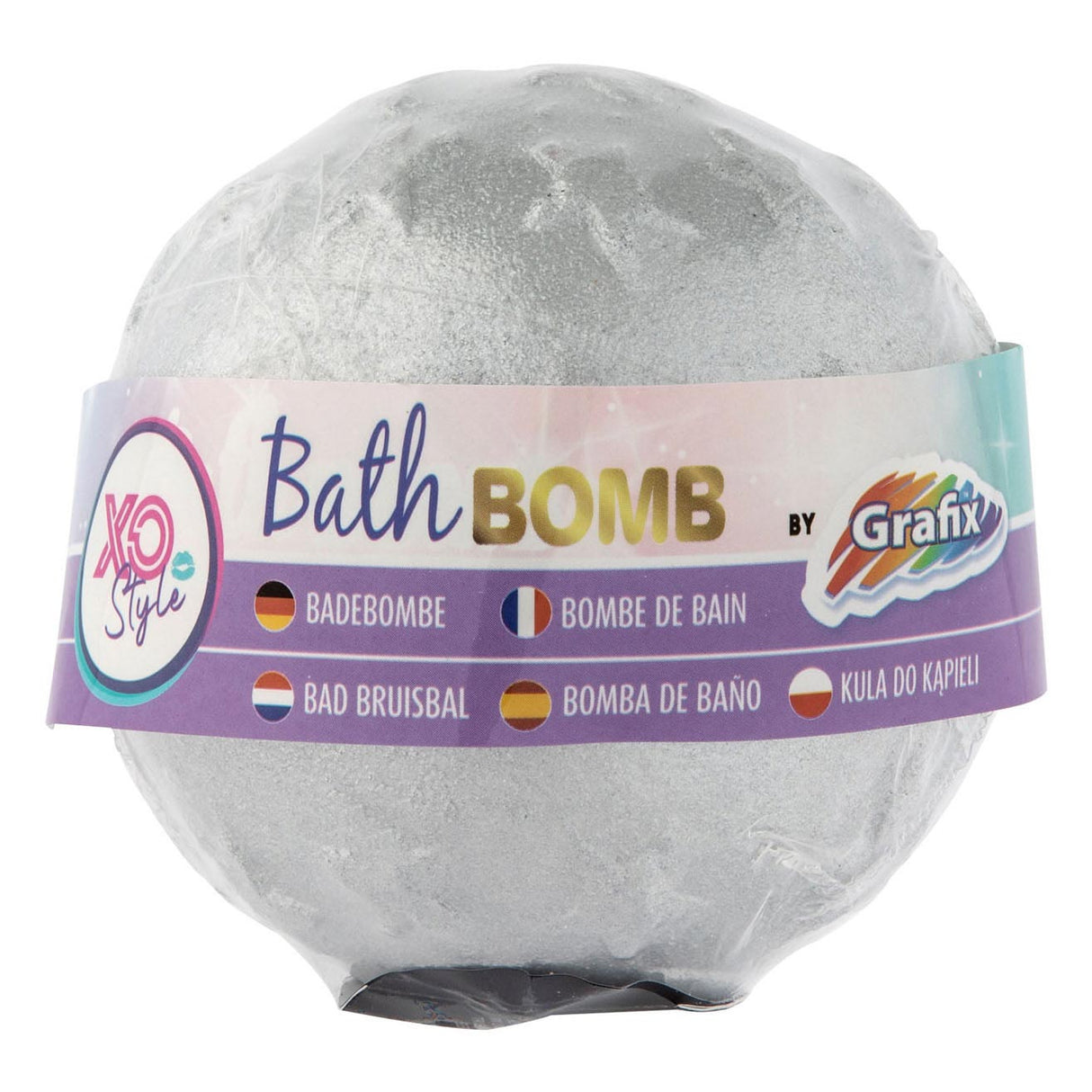 Grafix Bath Brize Ball - luna brillante y estrellas