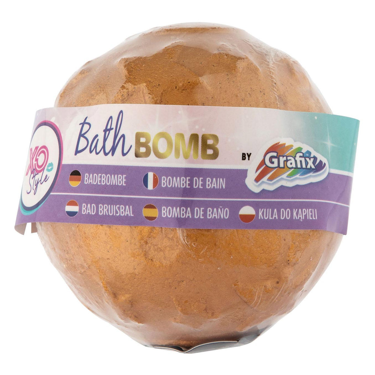 Grafix Bath Brize Ball - luna brillante y estrellas