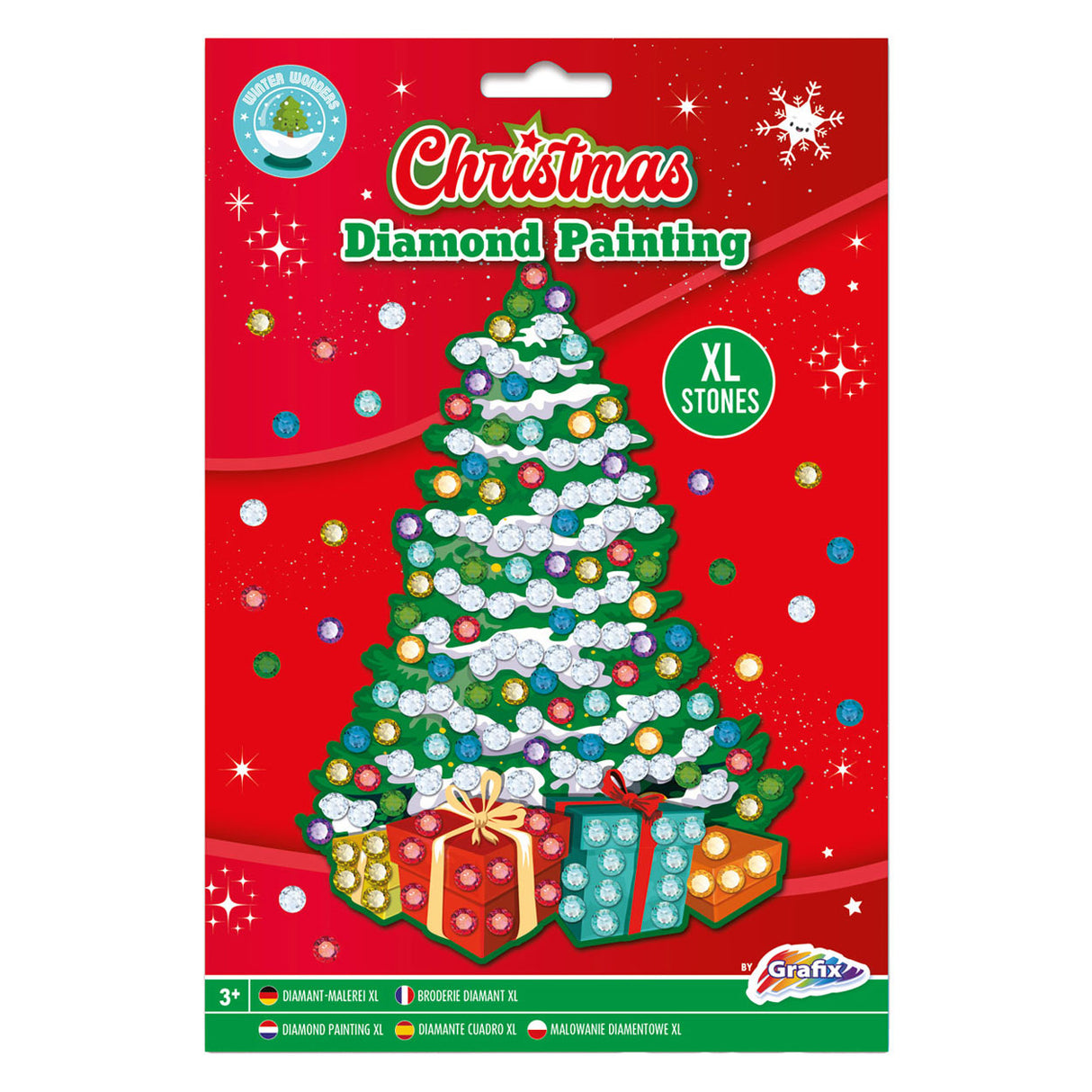 Grafix Diamantgemälde Weihnachten A5