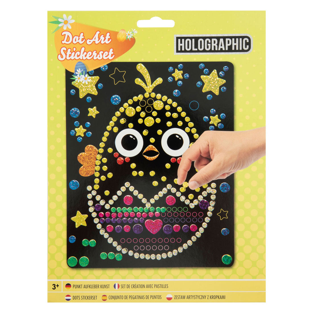 Grafix holografisches Punktkunst-Set Ostern, 22 x 18 cm
