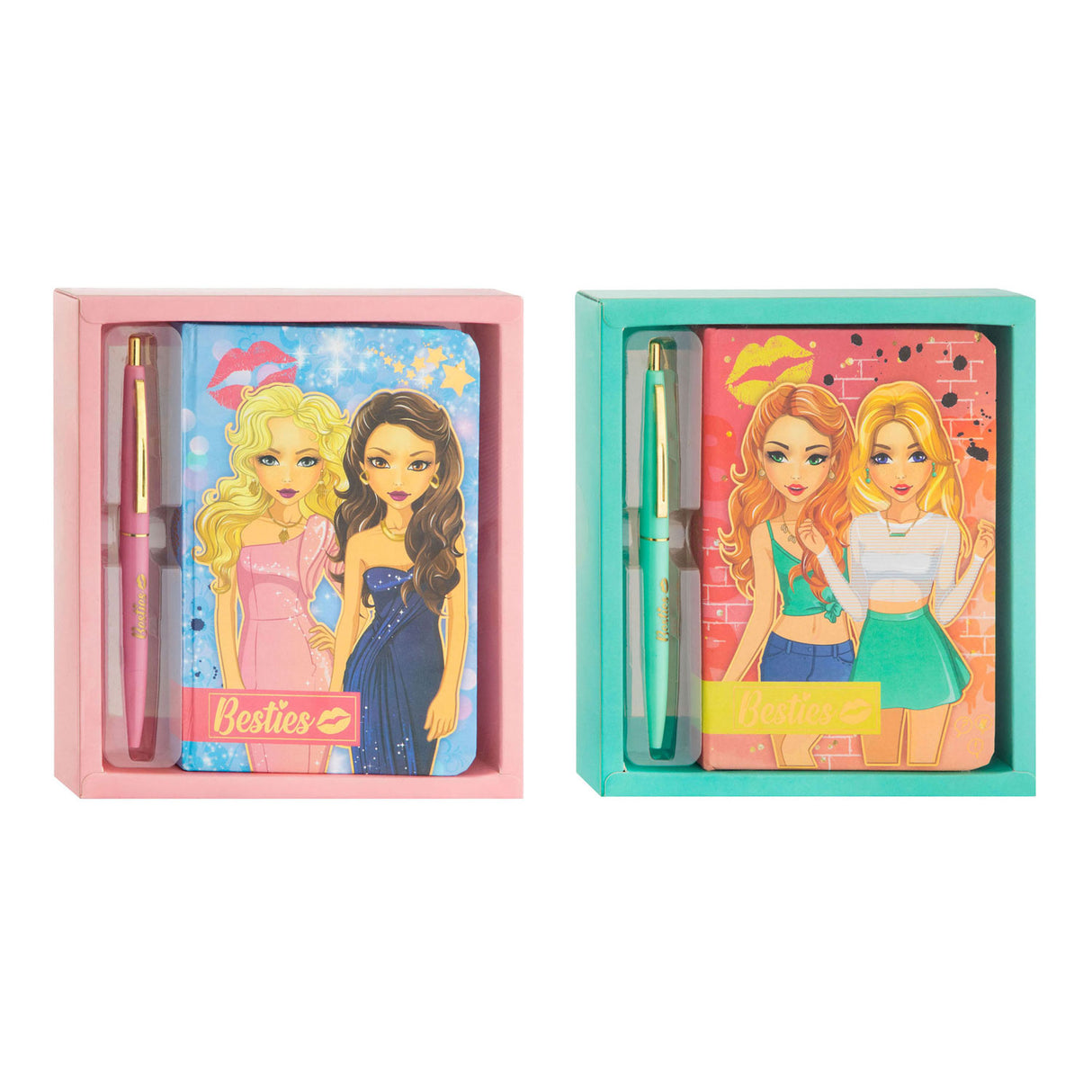 Besties Notebook con penna a sfera