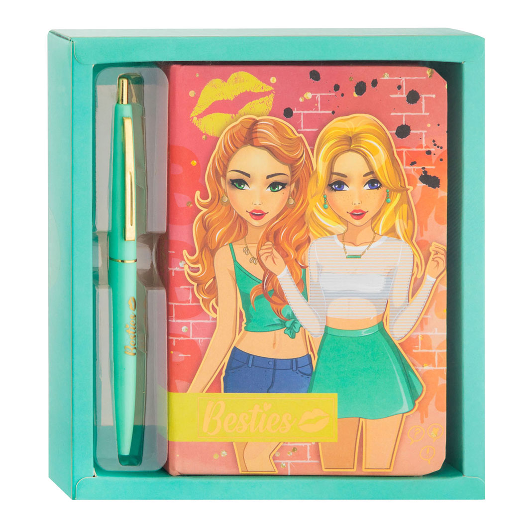 Besties Notebook con penna a sfera