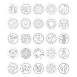Kreatives Bastelgruppen-Mandala-Malbuch, 25 Seiten zum Ausmalen