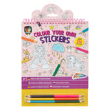 Creative Craft Group Farbe Ihre eigenen Aufkleber mit farbigen Stiften - Fantasy World, 250st.