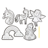 Kreative Handwerksgruppe Kraskunst Sticker - Fantasie World, 6dlg.