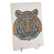Markenloses Sans-Marque-Holzpuzzle mit Tigerfigur – 130 Teile