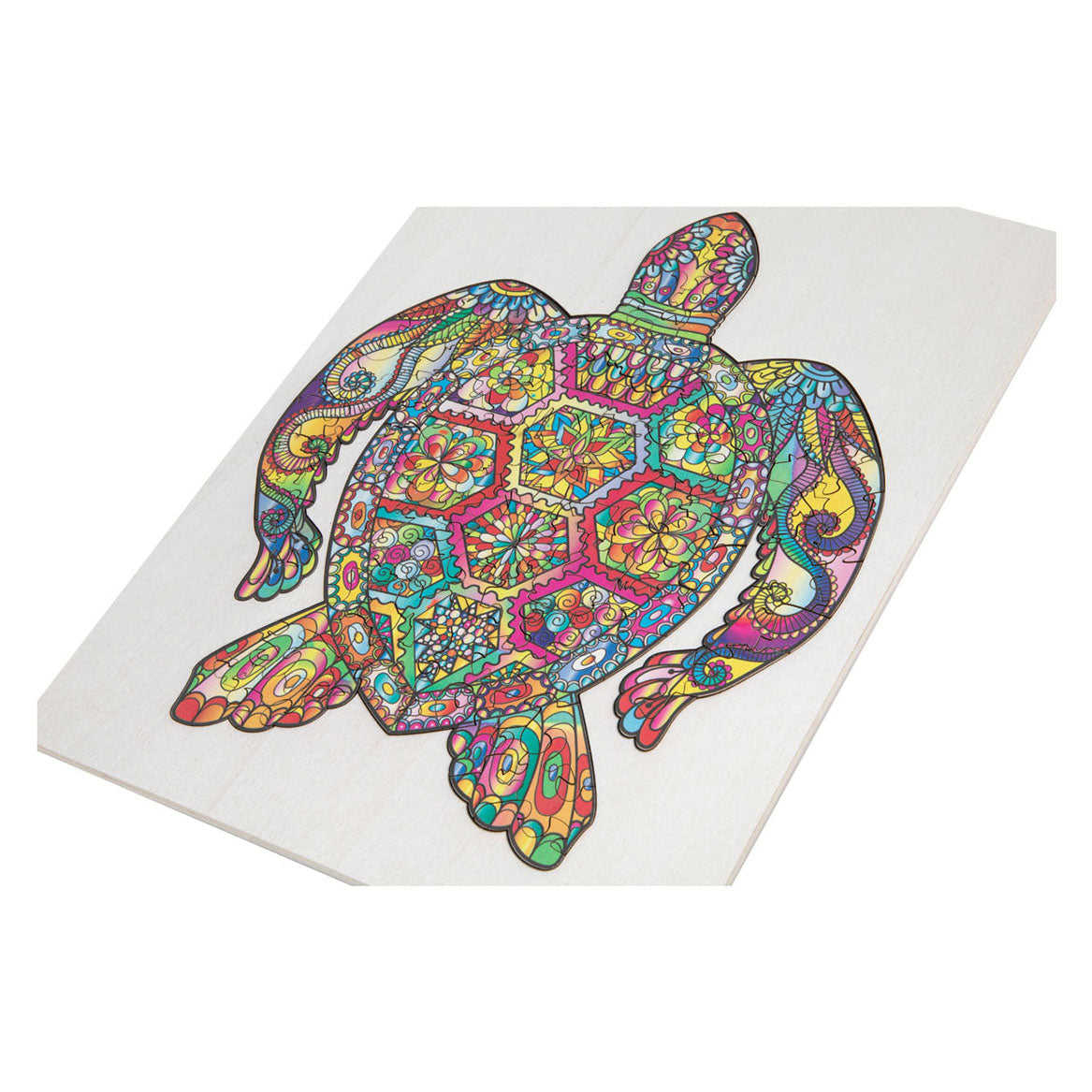 Creative Craft Group Wooden Jigsaw Puzzle Turtle, 130st.