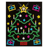 Creative craft group xmas holografische stippen stickerset