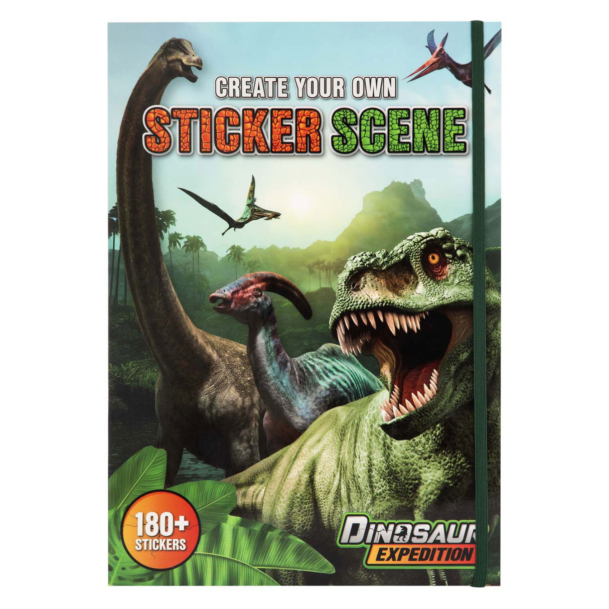 Groupe d'artisanat créatif dino stickerboek