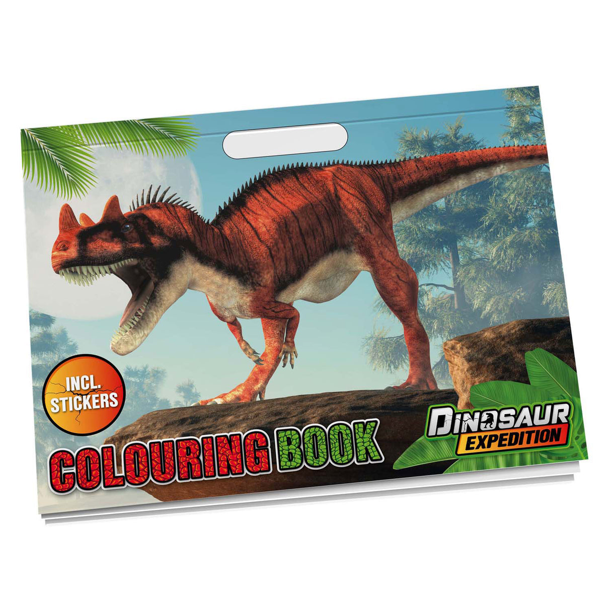 Kreatives Bastelgruppen-Dino-Malbuch