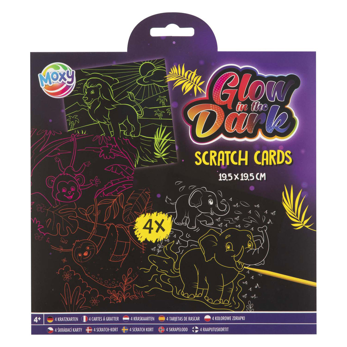 Creative craft group scratch kaarten glow in the dark