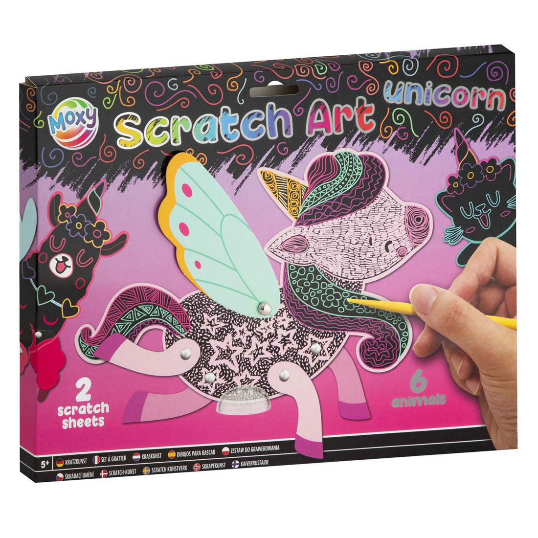 scratch kunst dieren a