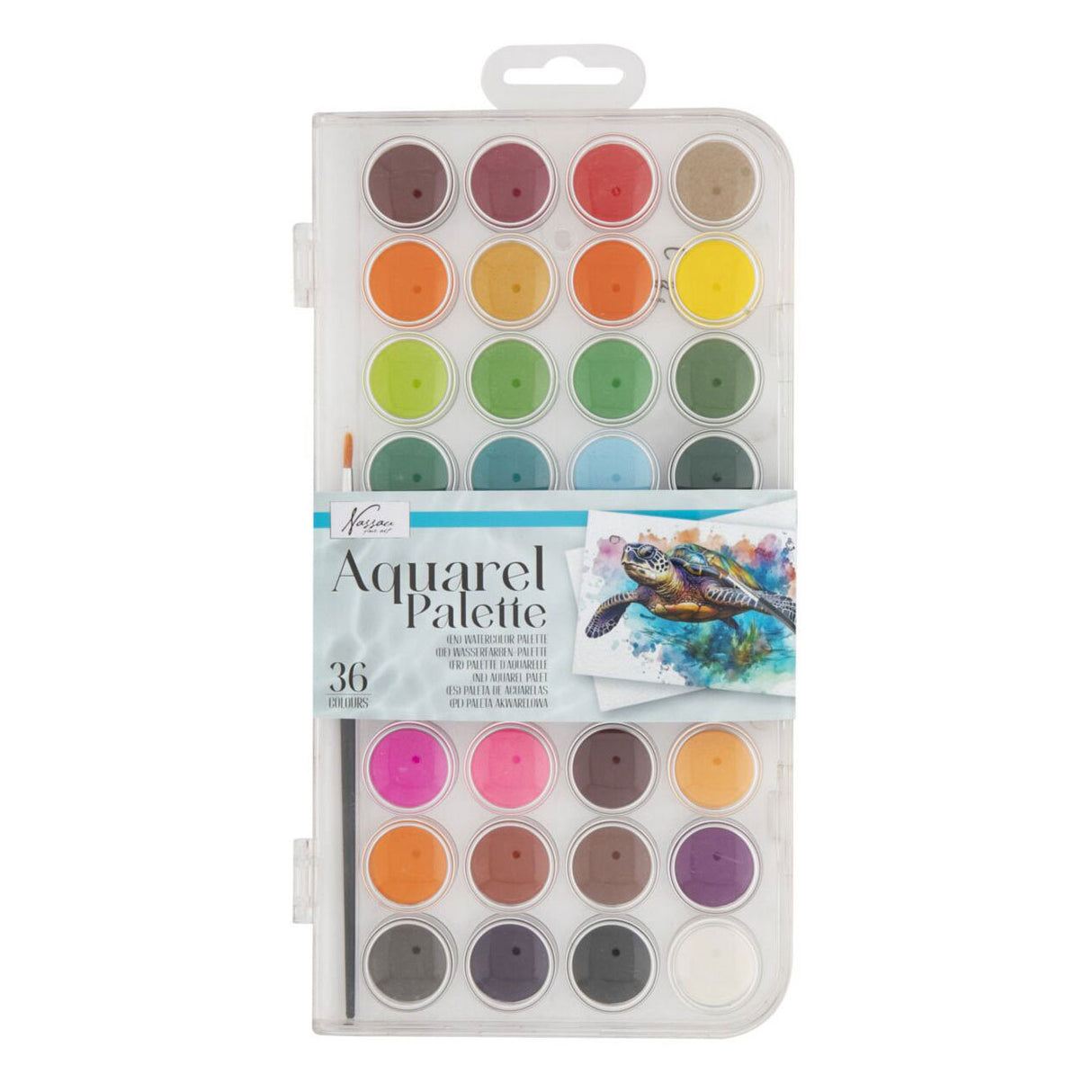 Creative craft group kleurenpallet aquarel, 36 kleuren