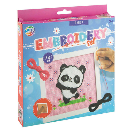Moxy Stickset im Rahmen 15x15cm