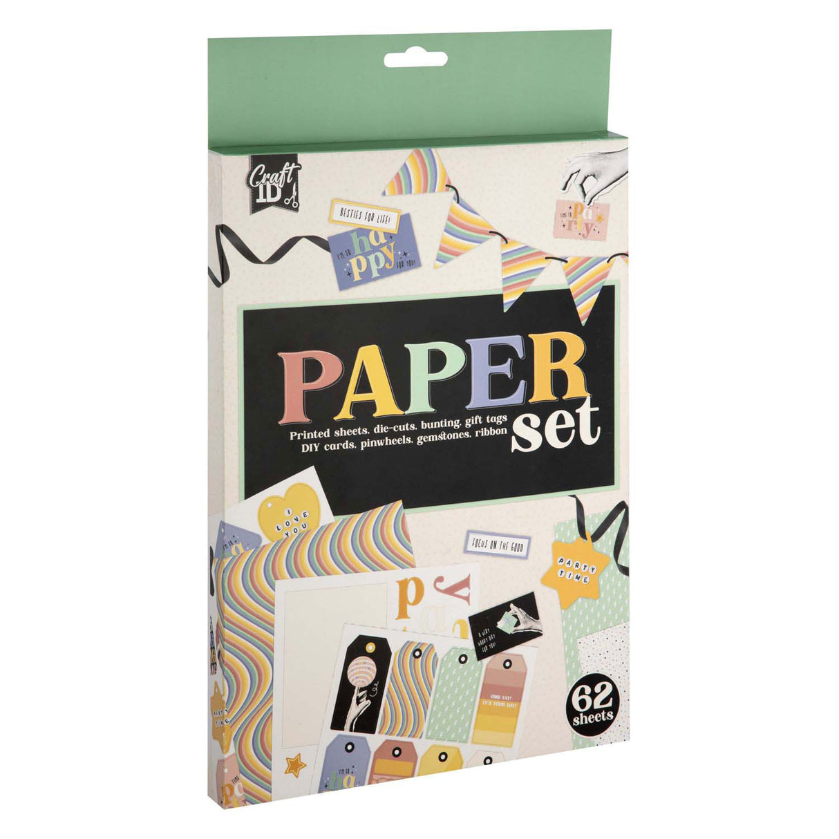 Kreatives Bastelgruppen-Bastelpapier mit Aufdruck gemischt A4