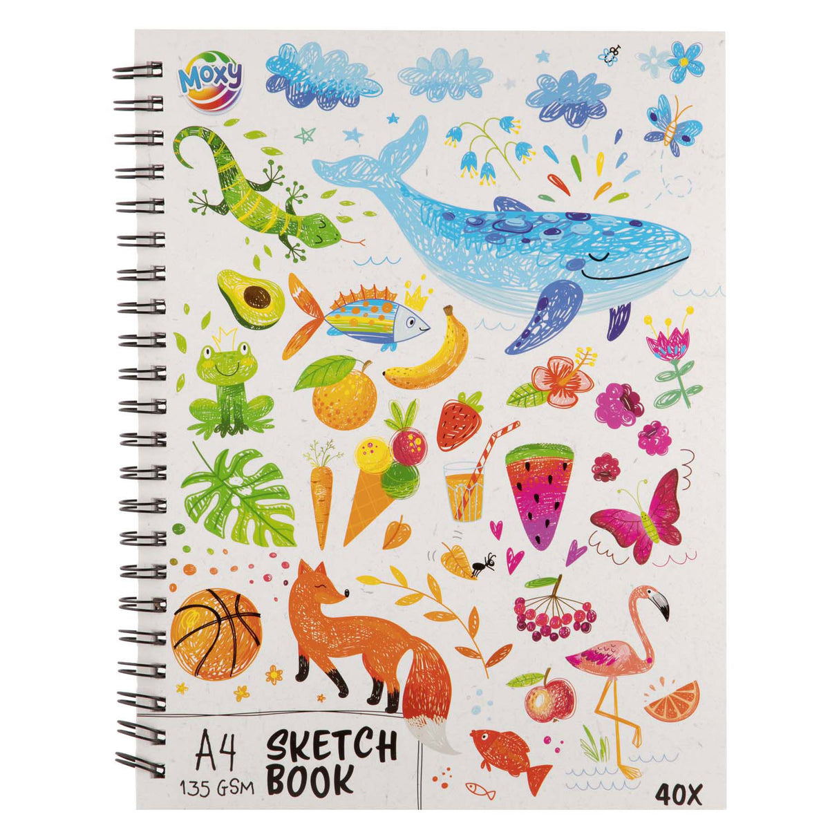 Kreatives Bastelgruppen-Skizzenbuch A4, 40 Blatt