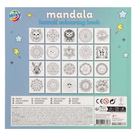 Creative craft group mandala kawaii kleurboek - 20 vellen