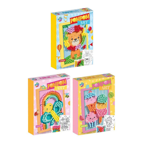 Creative craft group pomponkunst met lijst