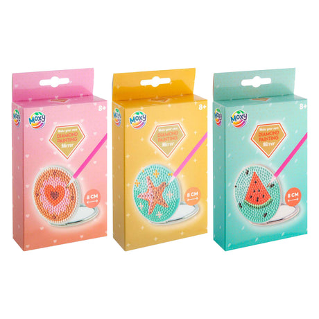 Creative craft group diamond painting handspiegel versieren - 8 cm