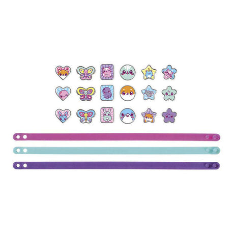 Mini mymy totum 3 kawai schuif armbandjes maken met 18 dieren schuifbedels - speelgoed meisjes vanaf 3 jaar cadeautip