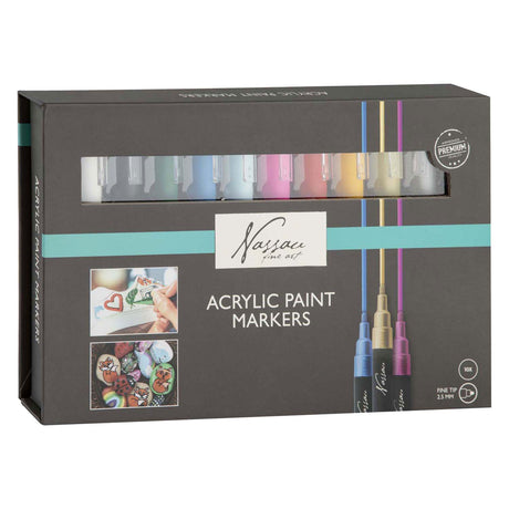 Nassau Fine Art Nassau Acryl-Marker-Set – 10-tlg.