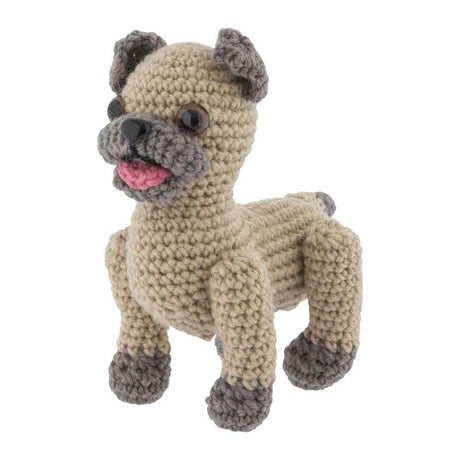 Craft id haakpakket bulldog - incl. naald en draad