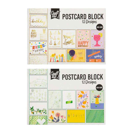 Creative craft group postkaarten 17,6x12,5cm - 12 designs