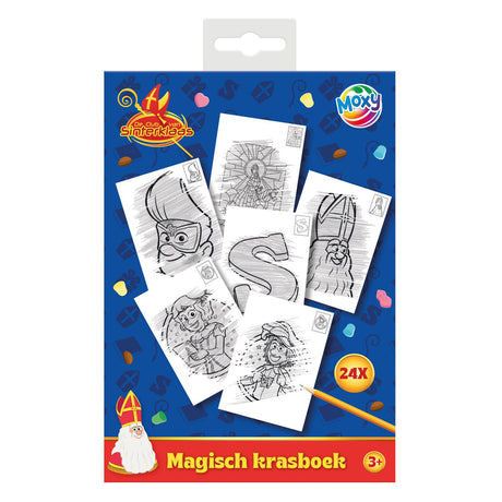 Creative craft group club van sinterklaas magische krasboek a5