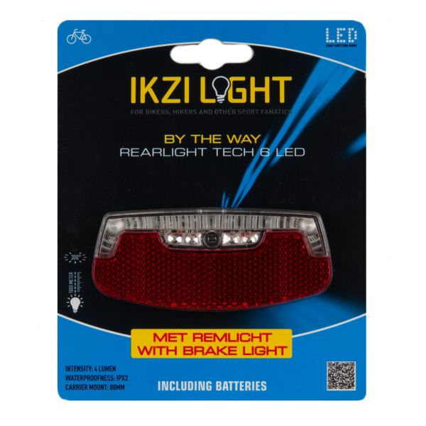 Ikzi Taillight 6-LED-Auto + Bremslicht übrigens Batterie