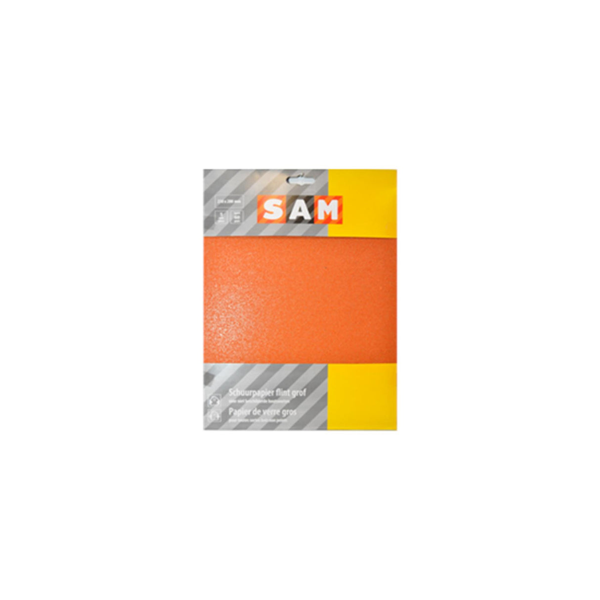 Sam Profi-Schleifpapier trocken mittelgrob 3 Blatt.